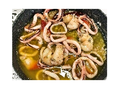 イカのアヒージョ